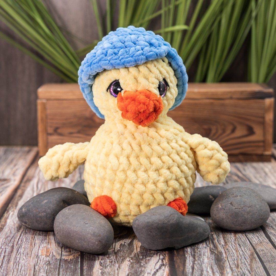 Blue Cappy Chick plushie