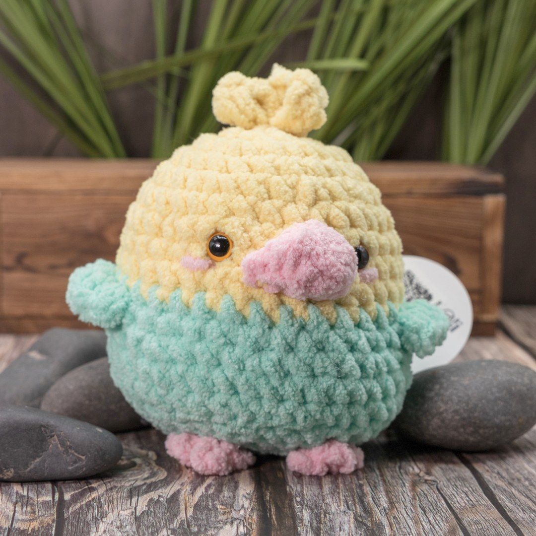 Chunkie Green Chick plushie