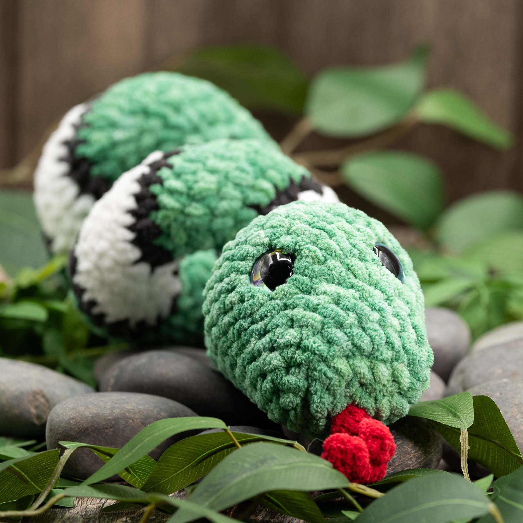 Curly Creeper the Snake plushie