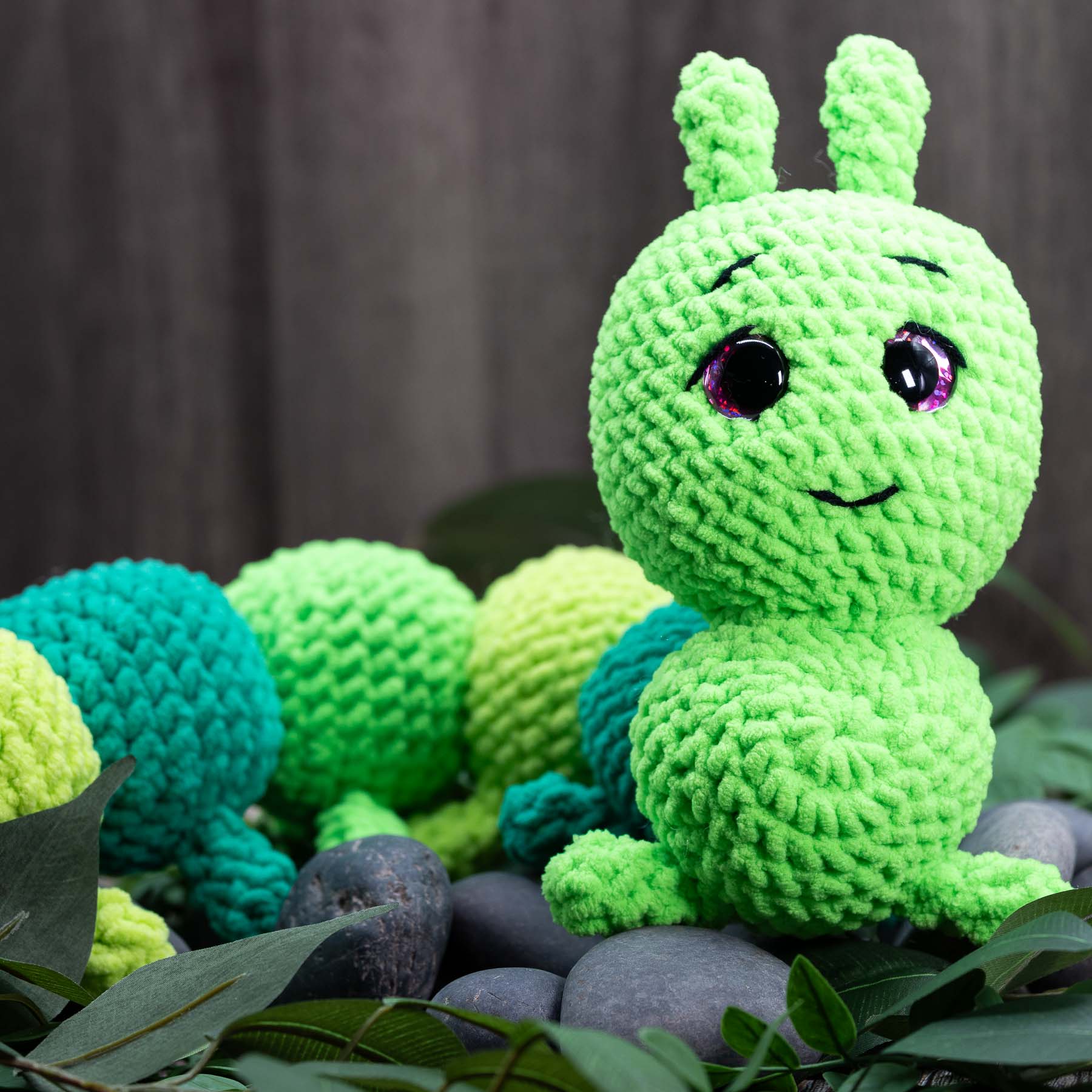 Grady the Crawler Caterpillar plushie