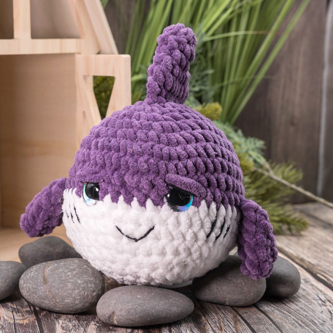 Grape Gummy Shark plushie
