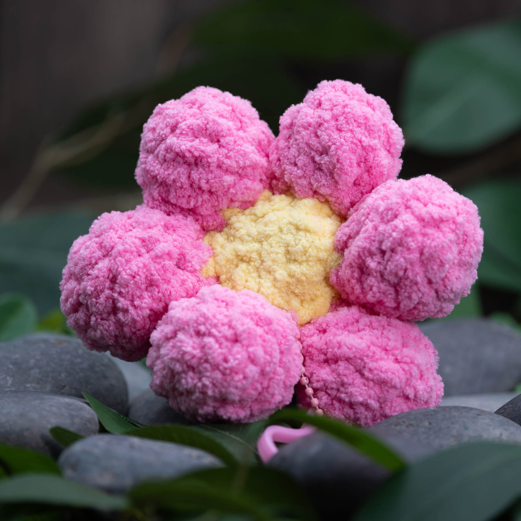 Groovy Flower Keychain