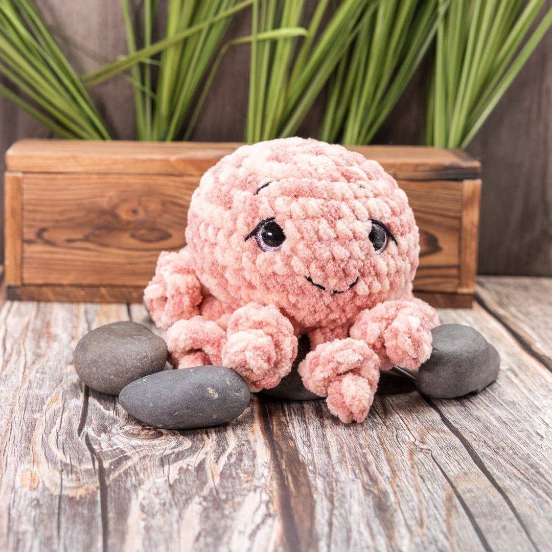 Pink Swizzle Octo plushie