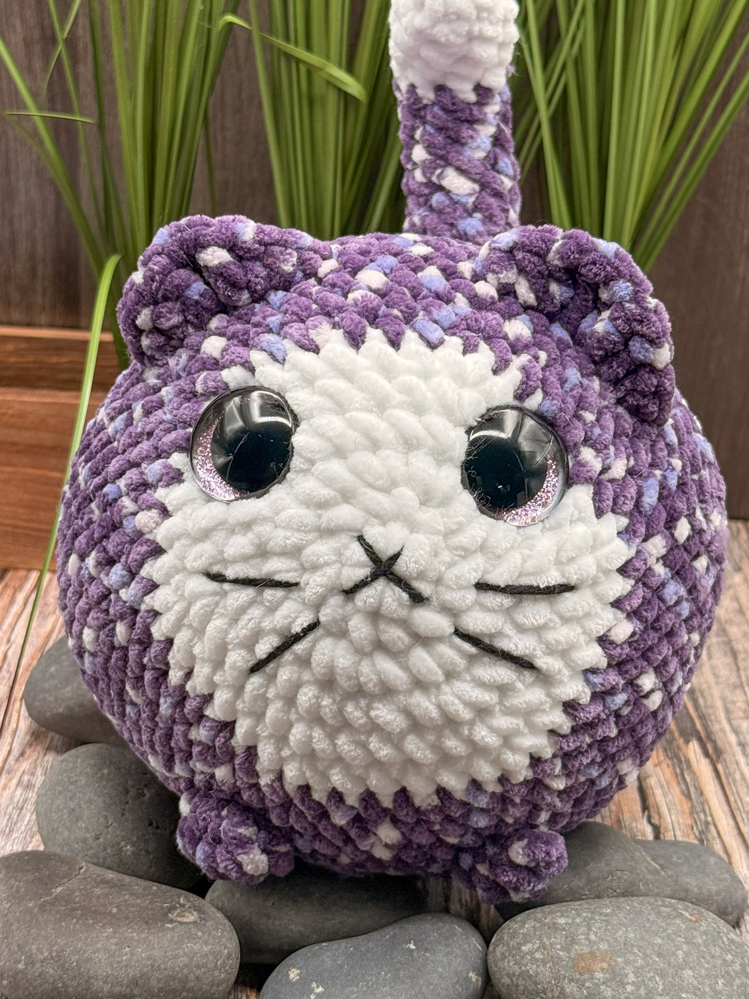 Plum Puddlecat plushie