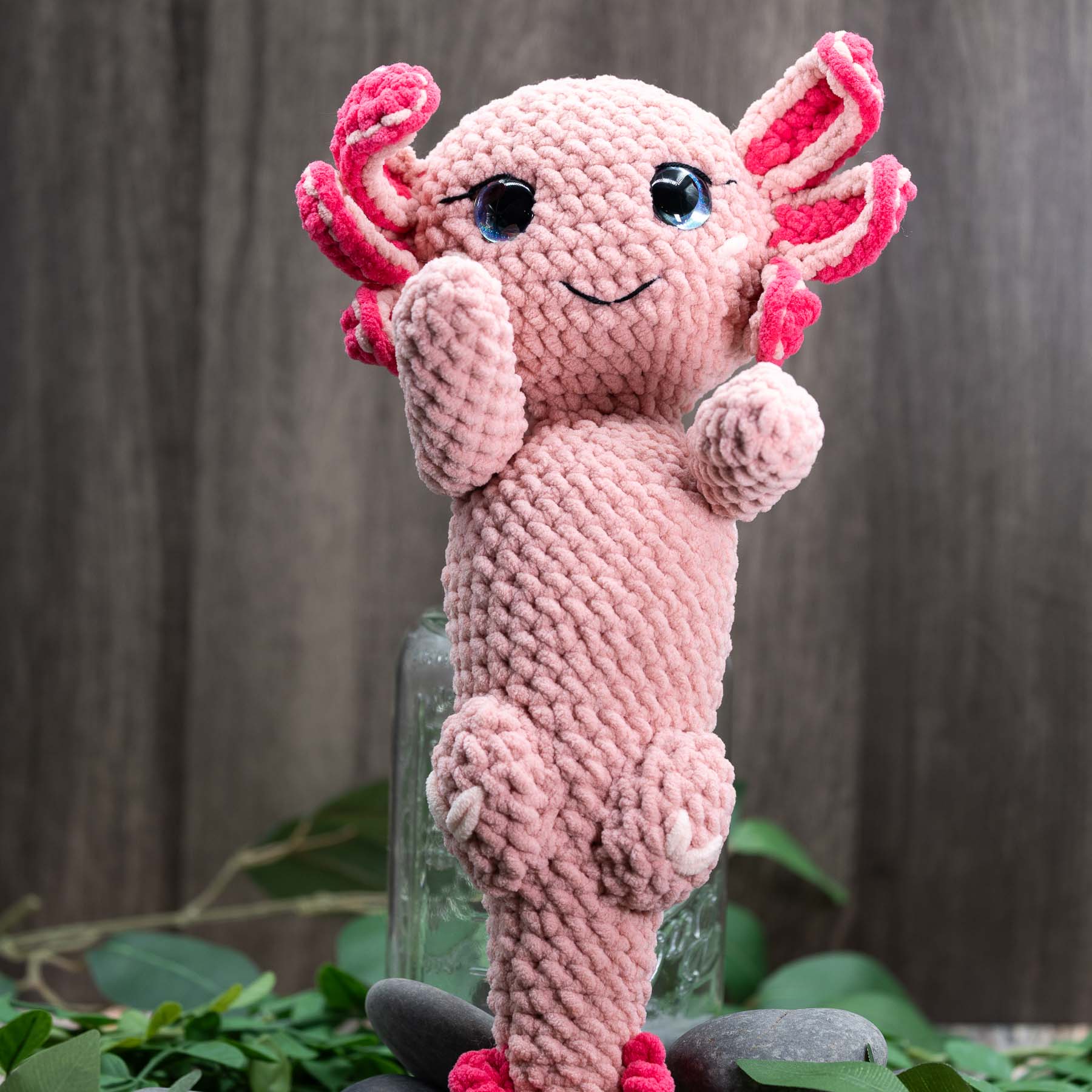 Rosie Ripple the Axolotl plushie