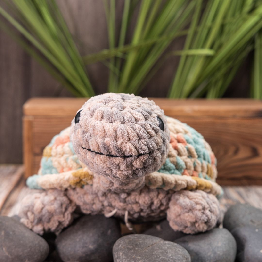Swirlie McSlow the Turtle plushie