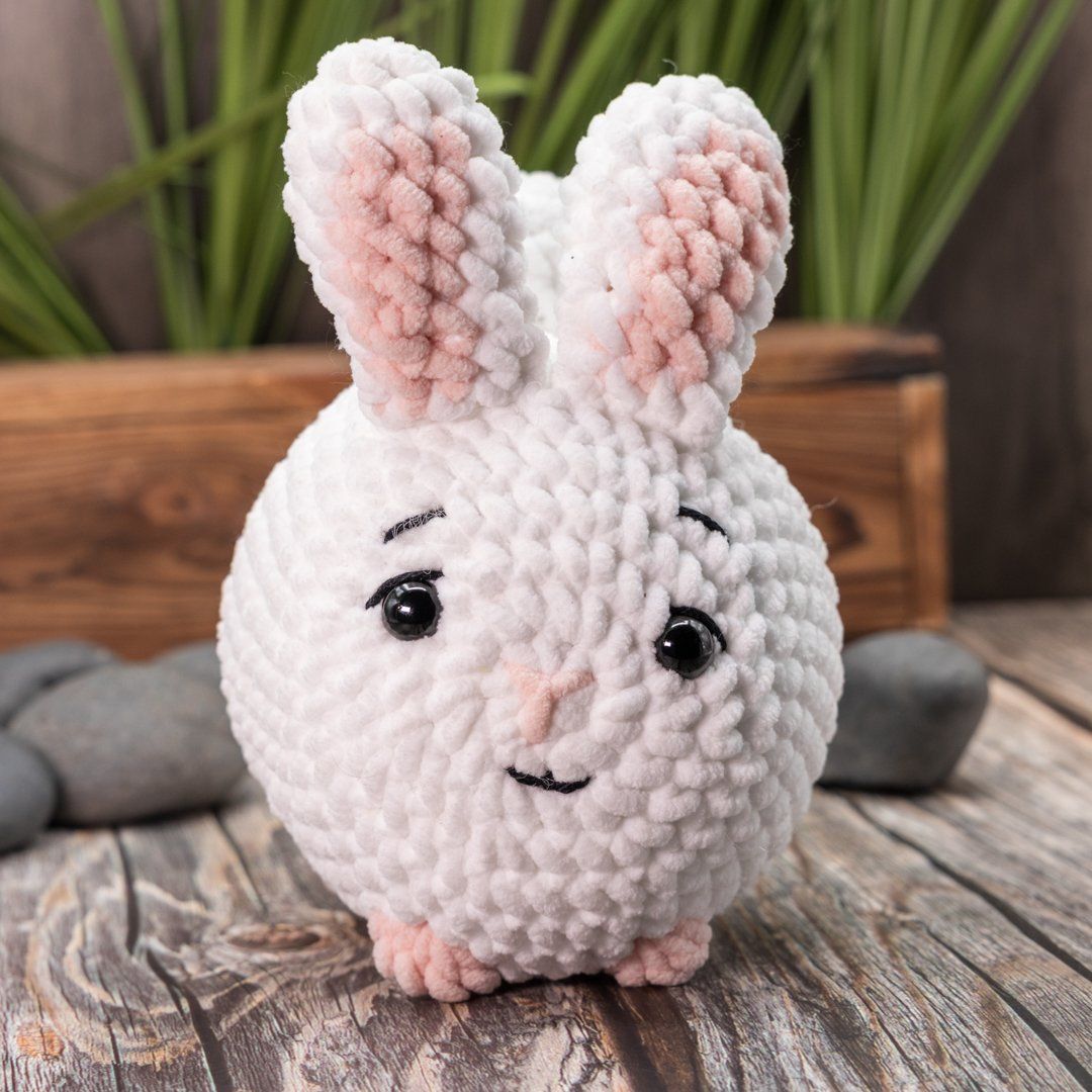 White Loaf Bunny plushie